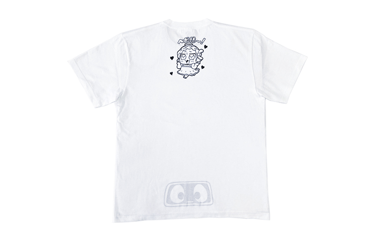 ヘボット！×BOSSRUSHコラボTシャツ白